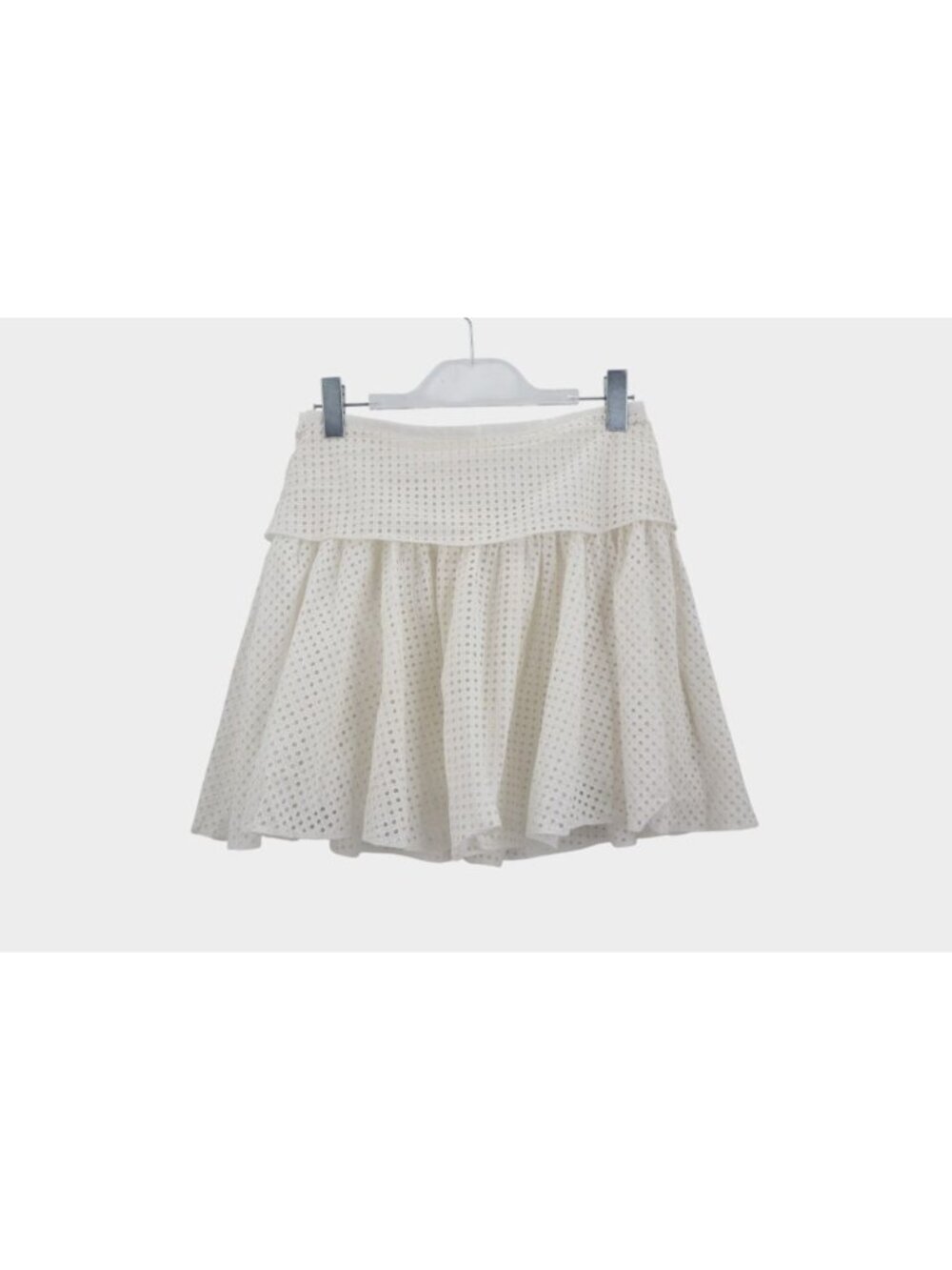 Rag & Bone Lakewood Skirt Women's Size 0 White Eyelet Lace Cotton Lined